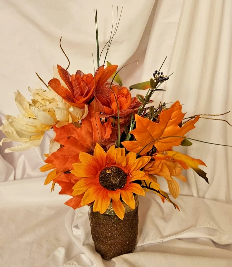 Arreglo floral artificial otoño/otoño A5 Foto 1 de 4