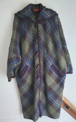 Abrigo Largo Missoni Mujer L Con Capucha Patrón Cuadros Edición Limitada Estilo Icónico Patt Foto 1 de 4