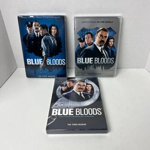 Blue Bloods The Season 1 2 3 DVD New Sealed Lot OTom Selleck - Picture 1 of 10