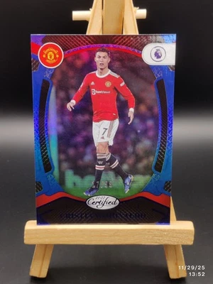 2021-22 Panini Chronicles Certified - Cristiano Ronaldo - Manchester- Blue /99 - Image 1 of 3