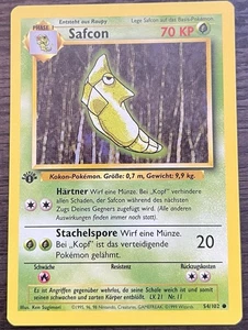 1st Edition GERMAN Metapod 54/102 Pokemon TCG WOTC Base Set LP - Picture 1 of 2