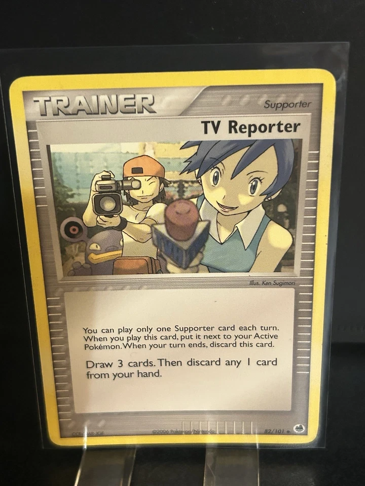 Pokémon TCG TV Reporter EX Dragon Frontiers 82/101 Regular Uncommon - Image 1 of 2