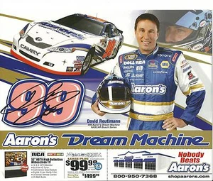 2007 DAVID REUTIMANN #99 AARON'S POSTCARD SIGNED - Picture 1 of 2
