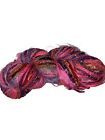 Feza Alp Premier Multi Yarn Mix Hand Tied Worsted Hand Dyed Pink Purple # 158