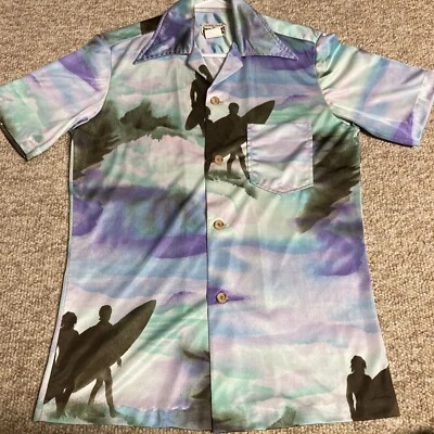 Camisa Aloha Hawaiana Vintage Napili Hecha en Hawai Silueta Surfer Talla S 🤙🏼 Foto 1 de 4