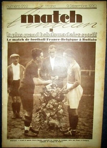 MATCH Intran 222 FOOTBALL France Belgique BOXE Uzcudun Carnera CYCLISME 1930 ! - Imagen 1 de 1