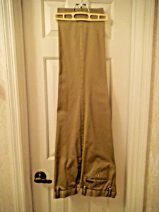 DOCKERS MEN’S D3 CLASSIC FIT KHAKI SLACKS FLAT FRONT 38 X 30 ~ EUC - Picture 1 of 9