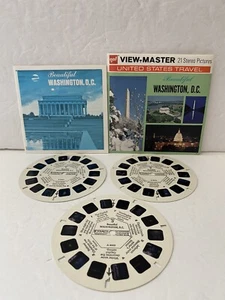 VIEW-MASTER vintage SET of 3 REELS Beautiful Washington D.C. GAF Packet A 800 - Picture 1 of 5