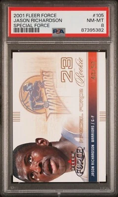Fleer Force Special Force #105 2001-02 Jason Richardson/50 PSA 8 Warriors radiocontrol Foto 1 de 2