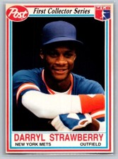 1990 Barry Colla New York Mets Postcards Darryl Strawberry New York Mets #690