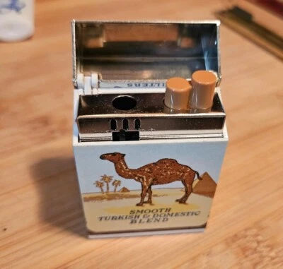 Vintage Camel Filters Lighter Push Button Empty For Display  4 Lighters LOT - Image 1 of 4