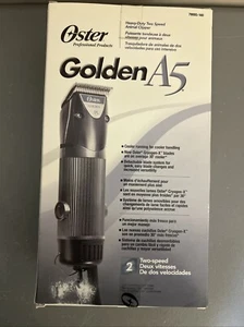 Oster Dog Clippers Golden A5 Professional Grooming #10 Blade 2-Speed 78005-140 - Afbeelding 1 van 22
