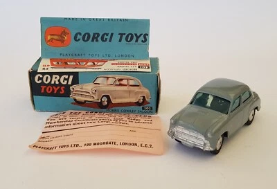 Original 1950's Corgi Toys 202, Morris Cowley Saloon Superb VN Mint Condition - Image 1 of 4