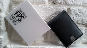 FPS Wallet True Black Leather by Magic Firm magic tricks - Picture 1 of 6