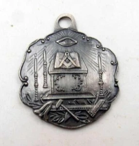 MASONIC PEMBERTON LODGE #199 NJ 75TH ANNIVERSARY MEDAL 1913-88 - Picture 1 of 2