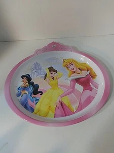Disney Store Exclusive Princess Jasmine Aurora & Belle Dinnerware Plastic Plate - Picture 1 of 2