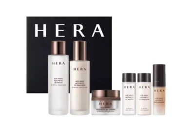 Juego de 3 piezas estéticas antiarrugas elásticas reafirmantes K-Beauty Hera Age Away Foto 1 de 3