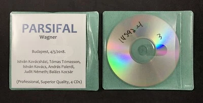 Parsifal Richard Wagner Budapest 04/2018 4-CD Set - Image 1 of 2