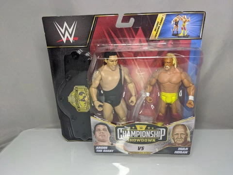 WWE Mattel Hulk Hogan vs Andre The Giant Championship Showdown Series 10 Figures Cover