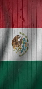 MEXICAN FLAG BARN WOOD VINYL DECAL TRUCK CAR WRAP - 48" x 23" - Picture 1 of 2