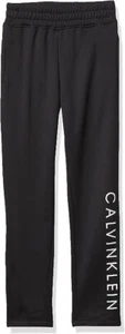 Calvin Klein Boys' Performance Fleece Jogger Sweatpants Color Black Size S (8)  - Picture 1 of 4