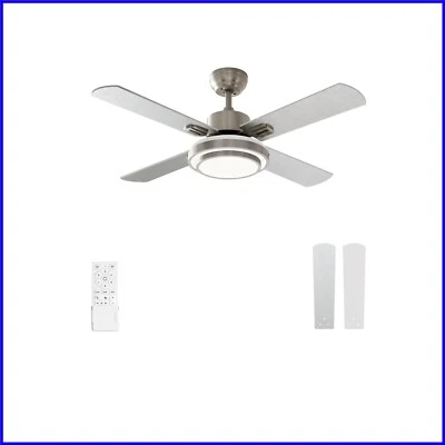 Modern 44-Inch Ceiling Fan with 6 Speed Remote - Quiet, Energy Efficient Design - Image 1 of 4
