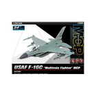 Academy 12541 USAF F-16C Multirole Fighter MCP Aircraft Scale 1/72 Hobby Plastic