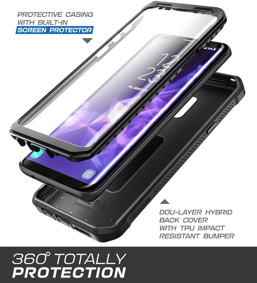 SUPCASE para Samsung Galaxy S9+ Plus, Funda Protectora de Pantalla Protección contra Caídas Foto 1 de 4