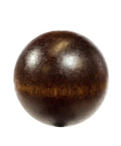 1.5"H Walnut Dark Ball Finish Finial - Picture 1 of 2