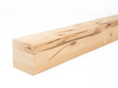 LIGNAU Leimholzbalken Kantholz Balken Birke rustikal 7x7 unbehandelt nicht gespachtelt