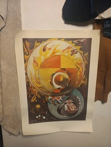 Impresión artística ilusión óptica Flamingballs 22x16" - Imagen 1 de 1