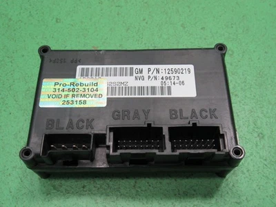 03-06 SILVERADO TAHOE SUBURBAN 4X4 TCCM TRANSFER CASE CONTROL MODULE REBUILT 158 - Image 1 of 4