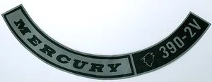 1968  68  COUGAR  390-2V  AIR CLEANER  DECAL - Picture 1 of 1