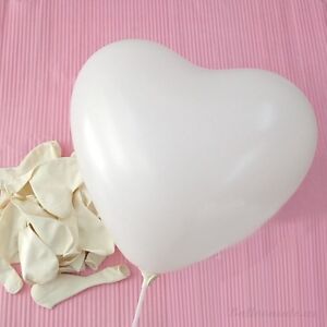12 pc 12inch 10 Color Heart Shape Latex Balloons Wedding Party Decoration Helium