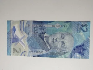 Barbados Papiergeld Währung - 2022 2 Dollars - gut zirkuliert - Bild 1 von 2