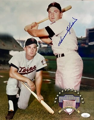 Harmon Killebrew d.2011 (Twins) signed 11x14 JSA NN58574 - Image 1 of 2