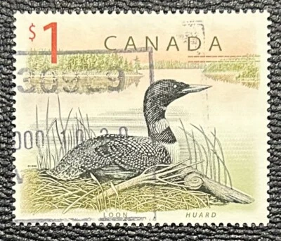 Canadá: 1997-2005. Scott# 1687 "Pájaro", Lote Usado #04-10318 Foto 1 de 2