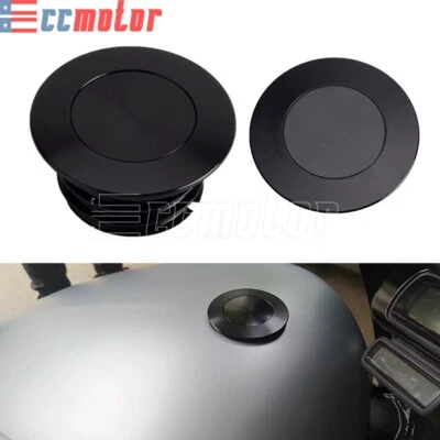 Tapa de tanque de combustible emergente al ras para Harley Softail Breakout Low Rider Fat Boy 2018-24 Foto 1 de 4