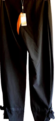 Nuevo con etiquetas Cop Copine mezcla de poliéster negro con lazos para las piernas talla 36 Foto 1 de 4