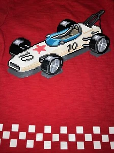 GAP Boy’s/Kid’s Red Race Car Long Sleeve Shirt - Picture 1 of 5