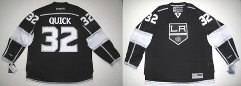 RBK LOS ANGELES KINGS JONATHAN QUICK PREMIER HOME JERSEY MEDIUM Cover