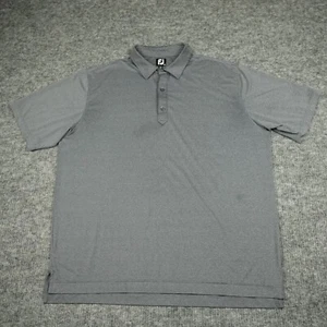 FootJoy Polo Shirt Mens XXL 2XL Gray Golf Performance Golfer Stretch Casual- - Picture 1 of 18