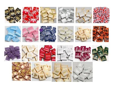 Chocolate Favour Neapolitans Christmas Party Table Sweet Wedding Baby Heart Gold - image 1 of 4