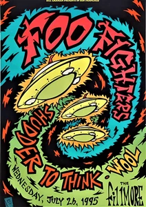 Foo Fighters Concert Poster FREE SHIPPING 12"x18" - Picture 1 of 1