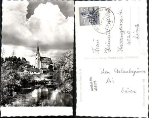 435175,Taufkirchen an d. Pram Kirche Fluss - Picture 1 of 1
