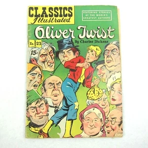 Vintage Classics Illustrated Comic Book #23 Oliver Twist Charles Dickens 1945 - Picture 1 of 12