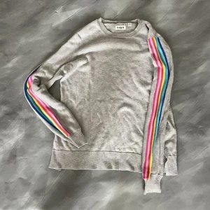 Girl’s Kidpik Rainbow Sleeve Sweater XL 14 - Picture 1 of 4