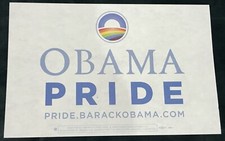 Barack Obama & Joe Biden 2008 OFFICIAL CAMPAIGN Poster 11x17 rally sign Pride