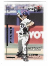 2001 Fleer Triple Crown MLB Card San Diego Padres Prospects #260 Adam Eaton