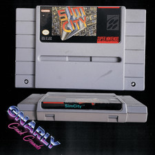 Super Nintendo - SNES - SimCity - Lock Notch